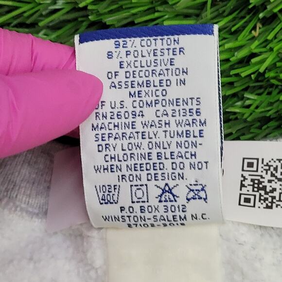 Vintage Champion Blank Sweatshirt Womens Large 22x26 Gray - Picture 8 of 11